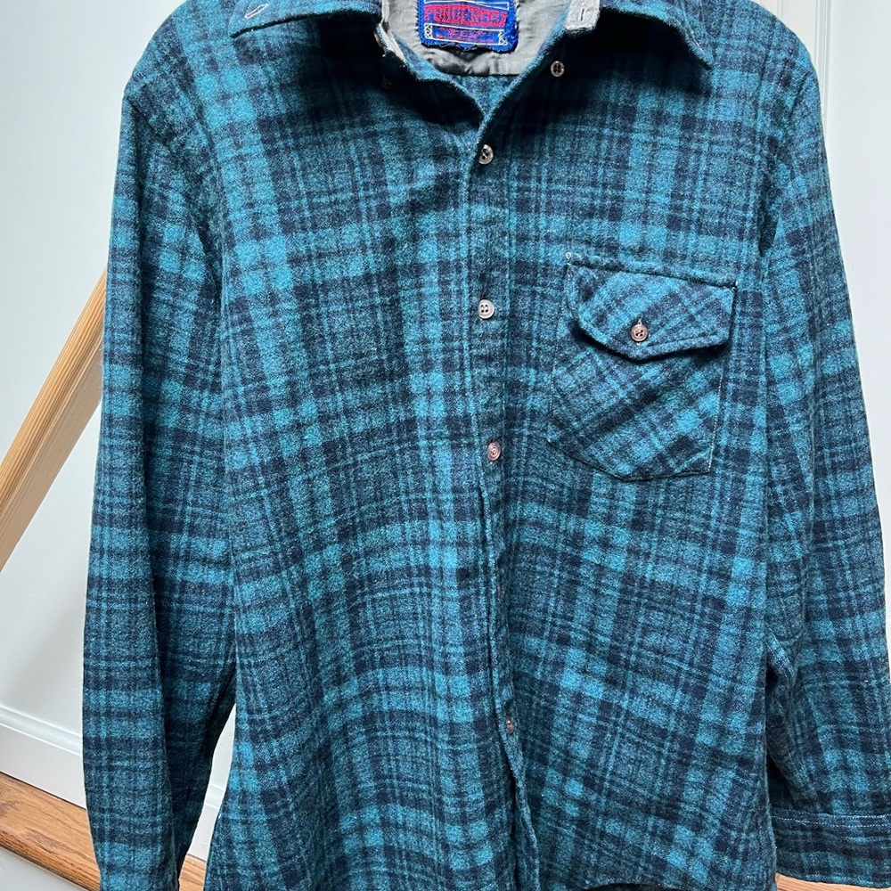 Vintage 70’s Authentic Ponderosa by Bardon Mixed Virgin Wool Plaid Flannel